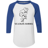 St. Louis Hawks Black 420 Colorblock Raglan Jersey