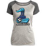 St. Louis Steamers White LST362 Ladies Heather on Heather Performance T-Shirt