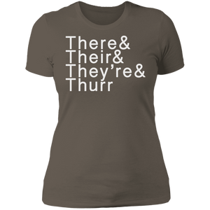 There Their Thurr NL3900 Ladies' Boyfriend T-Shirt