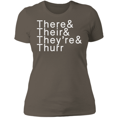 There Their Thurr NL3900 Ladies' Boyfriend T-Shirt