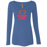 Burger Chef NL6731 Ladies' Triblend LS Scoop