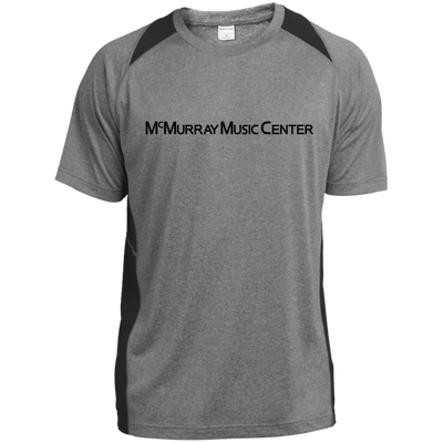 McMurray Music Heather Colorblock Poly T-Shirt