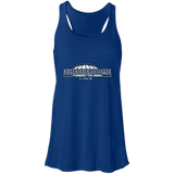 Checkerdome White B8800 Flowy Racerback Tank