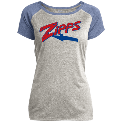 Zips   Ladies Heather on Heather Performance T-Shirt