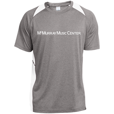 McMurray Music Heather Colorblock Poly T-Shirt