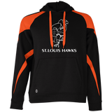 St. Louis Hawks White 229546 Colorblock Hoodie