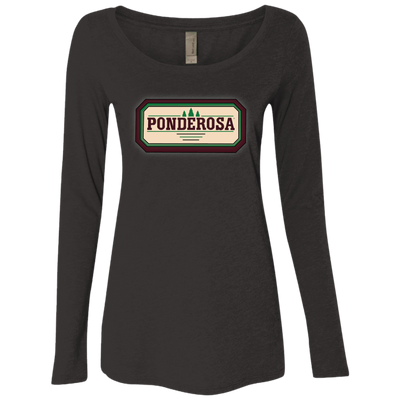 Ponderosa NL6731 Ladies' Triblend LS Scoop