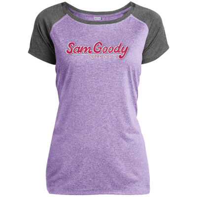 Sam Goody LST362 Ladies Heather on Heather Performance T-Shirt