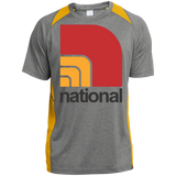 National ST361 Heather Colorblock Poly T-Shirt