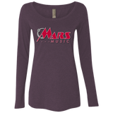 Mars Music NL6731 Ladies' Triblend LS Scoop