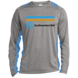 Southwestern Bell ST361LS Long Sleeve Heather Colorblock Poly T-Shirt