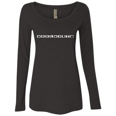 Woolworth NL6731 Ladies' Triblend LS Scoop