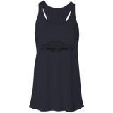 Checkerdome Black B8800 Flowy Racerback Tank