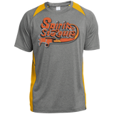 St. Louis Spirits ST361 Heather Colorblock Poly T-Shirt