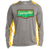 Casa Gallardo ST361LS Long Sleeve Heather Colorblock Poly T-Shirt