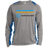 Southwestern Bell ST361LS Long Sleeve Heather Colorblock Poly T-Shirt