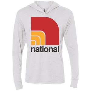 National NL6021 Unisex Triblend LS Hooded T-Shirt