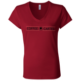 Coffee Cartel B6005 Ladies' Jersey V-Neck T-Shirt