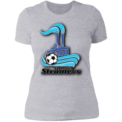 St. Louis Steamers Black NL3900 Ladies' Boyfriend T-Shirt