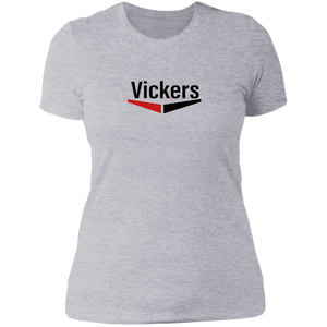 Vickers Black NL3900 Ladies' Boyfriend T-Shirt