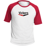 Vickers Black T201 SS Colorblock Raglan Jersey