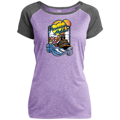 Mississippi Nights LST362 Ladies Heather on Heather Performance T-Shirt