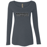 Wherehouse Music NL6731 Ladies' Triblend LS Scoop