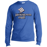 Jamestown Mall White USA100LS Long Sleeve Made in the US T-Shirt