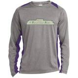 Fairground Park  ST361LS Long Sleeve Heather Colorblock Poly T-Shirt