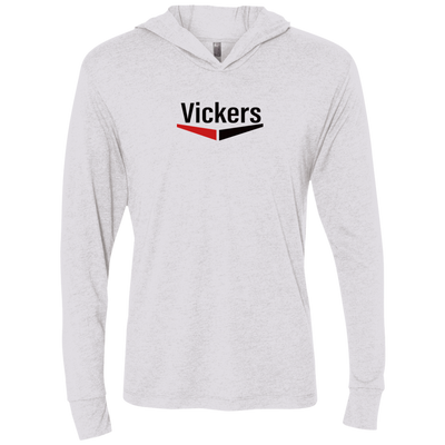 Vickers Black NL6021 Unisex Triblend LS Hooded T-Shirt