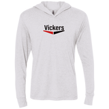 Vickers Black NL6021 Unisex Triblend LS Hooded T-Shirt