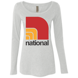 National NL6731 Ladies' Triblend LS Scoop