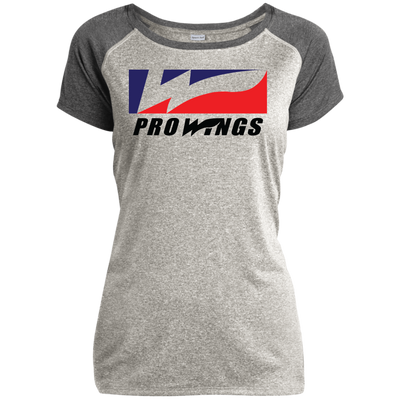 Pro Wings  Ladies Heather on Heather Performance T-Shirt