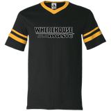 Wherehouse Music 360 V-Neck Sleeve Stripe Jersey