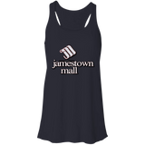 Jamestown Mall White B8800 Flowy Racerback Tank