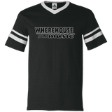 Wherehouse Music 360 V-Neck Sleeve Stripe Jersey