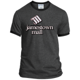 Jamestown Mall White PC54R Ringer Tee