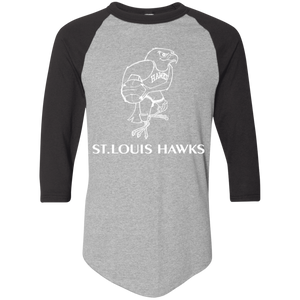 St. Louis Hawks White 420 Colorblock Raglan Jersey