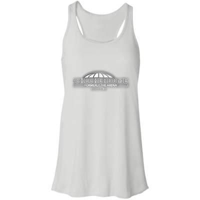 Checkerdome White B8800 Flowy Racerback Tank