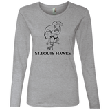 St. Louis Hawks Black 884L Ladies' Lightweight LS T-Shirt