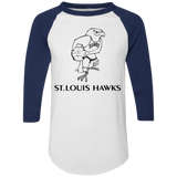 St. Louis Hawks Black 420 Colorblock Raglan Jersey