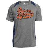 St. Louis Spirits ST361 Heather Colorblock Poly T-Shirt