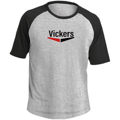 Vickers Black T201 SS Colorblock Raglan Jersey