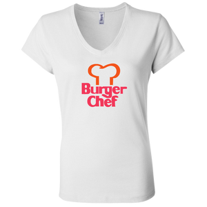 Burger Chef B6005 Ladies' Jersey V-Neck T-Shirt