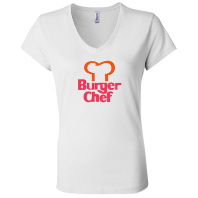 Burger Chef B6005 Ladies' Jersey V-Neck T-Shirt