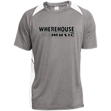 Wherehouse Music ST361 Heather Colorblock Poly T-Shirt