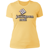 Jamestown Mall White NL3900 Ladies' Boyfriend T-Shirt