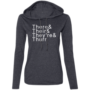 There Their Thurr 887L Ladies' LS T-Shirt Hoodie