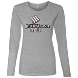 Jamestown Mall White 884L Ladies' Lightweight LS T-Shirt