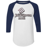 Jamestown Mall White 420 Colorblock Raglan Jersey